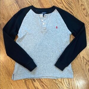 Polo Ralph Lauren Thermal Henley Shirt. Size Large 14-16. Like New Condition.